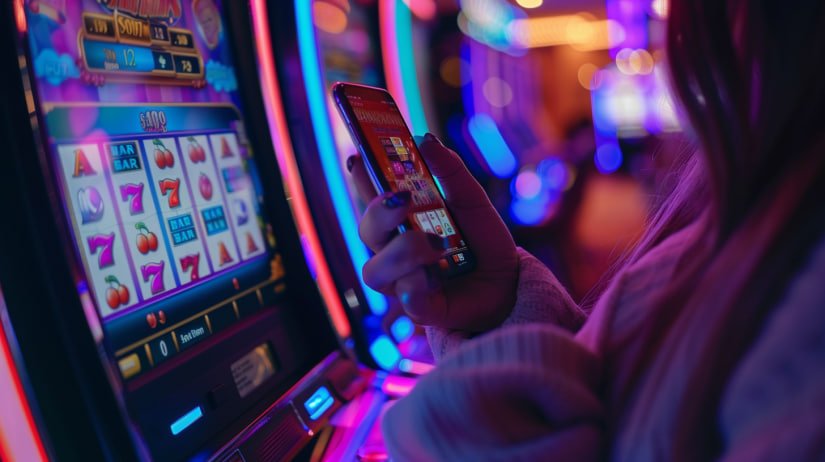 Filipino player checking 3jili Wins highlights on a mobile phone in the Philippines